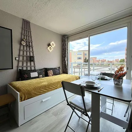 Renove Avec 2 Pieces Et Parking Prive A Gruissan, Proche Du Grazel - Fr-1-229-883 Apartment Gruissan